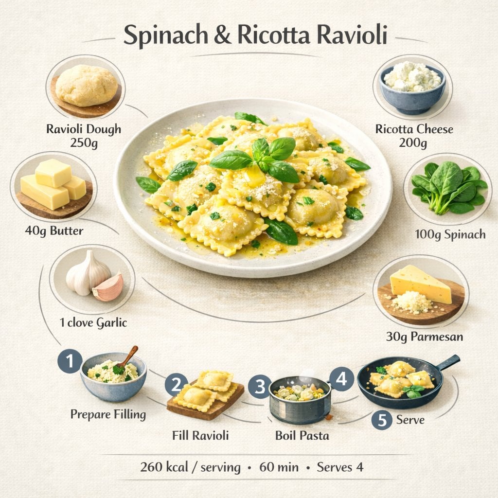 Photography AI image prompt preview: Minimalist modern recipe infographic (image 3)