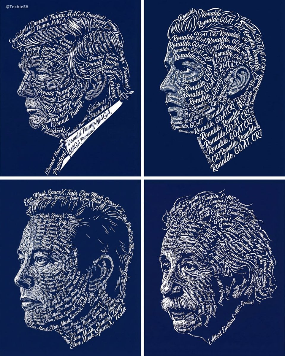 Diagram / Chart AI image prompt preview: Create a typographic art portrait using the uploaded photo of a person as reference