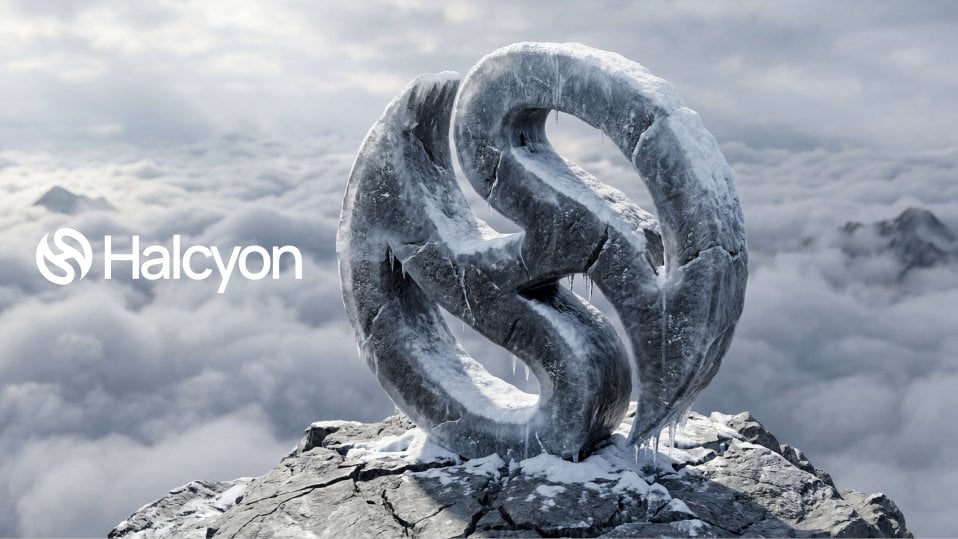 Photography AI image prompt preview: A hyper-realistic 3D render of a flat logo sculpted as a massive, frosted stone monument standing upright (image 4)