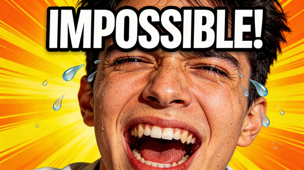 Abstract / Background AI image prompt preview: A high-energy thumbnail for a “Try Not to Laugh Challenge” video