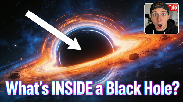 Video Thumbnail AI image prompt preview: A thumbnail for a video explaining black holes