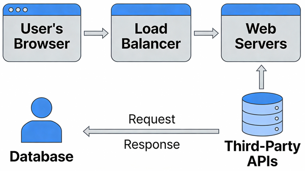 Animal / Creature AI image prompt preview: A high-level system architecture diagram for a modern web application, for a presentation to stakeholders